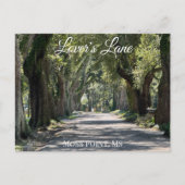 Lover's Lane, Moss Point, MS Briefkaart (Voorkant)