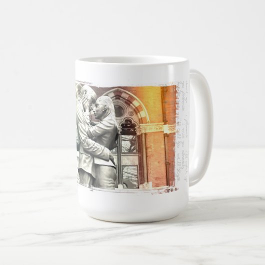 LOVERS "langeafstand" Koffiemok (Voorkant rechts)