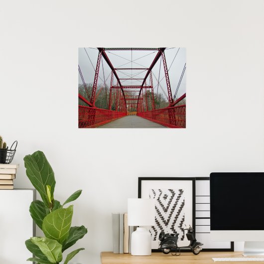 Lover's Leap Bridge Poster (Thuiskantoor)
