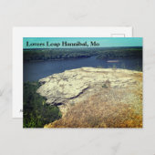 Lovers Leap Hannibal Missouri Simple Postcard Briefkaart (Voorkant / Achterkant)