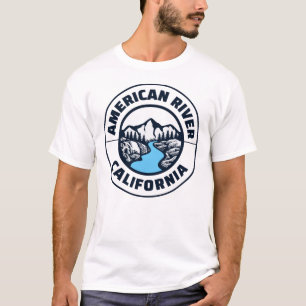 Lovers Mountains in de staat American River Califo T-shirt