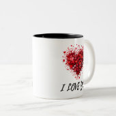 LOVERS MUG TWEEKLEURIGE KOFFIEMOK (Voorkant rechts)