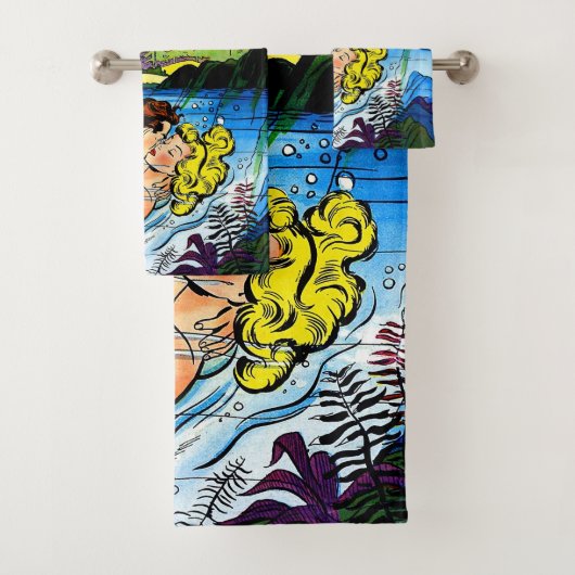 Lovers Ocean Romance  Comics Bad Handdoek (Insitu)
