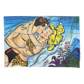 Lovers Ocean Romance Comics Kussensloop