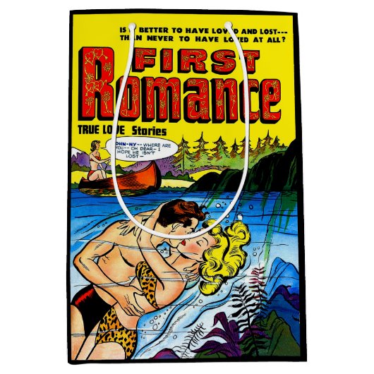 Lovers Ocean Romance Comics Medium Cadeauzakje (Voorkant)