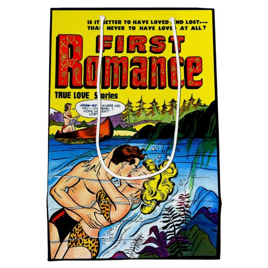 Lovers Ocean Romance  Comics Medium Cadeauzakje (Achterkant)