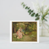 Lovers (olie op canvas) briefkaart (Staand voorkant)