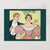Lovers onder de Mistletoe Briefkaart (Voorkant)