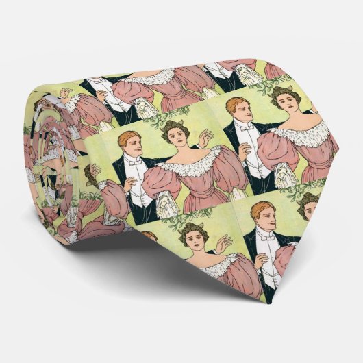 Lovers onder de Mistletoe Stropdas (Opgerold)