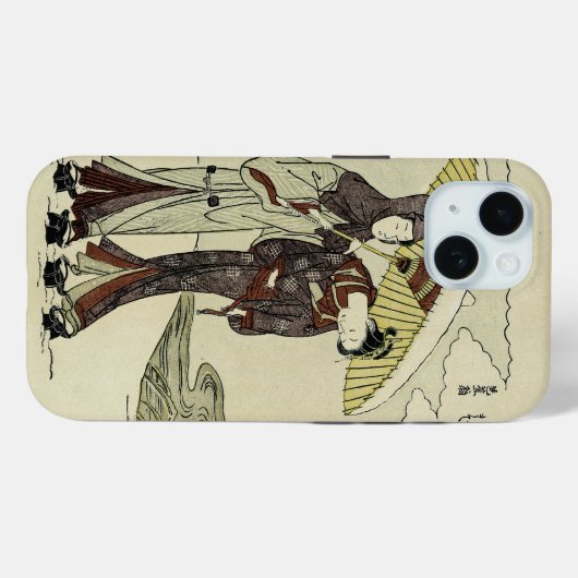 Lovers onder een paraplu Case-Mate iPhone case (Achterkant (horizontaal))