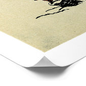 Lovers onder een paraplu poster (Hoek)