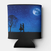 Lovers onder volle maan blikjeskoeler (Achterkant)