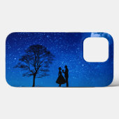 Lovers onder volle maan Case-Mate iPhone case (Achterkant (horizontaal))