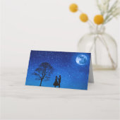 Lovers onder volle maan plaatskaartje (Achterkant)