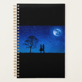 Lovers onder volle maan planner