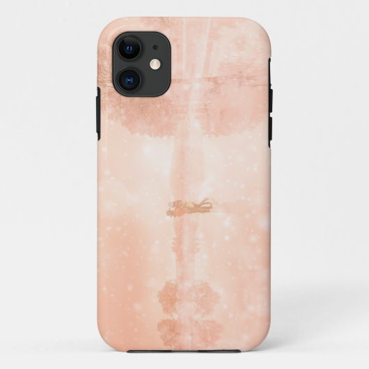 Lovers op een bevroren vijver Case-Mate iPhone case (Achterkant)