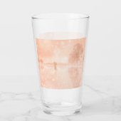 Lovers op een bevroren vijver glas (Achterkant)