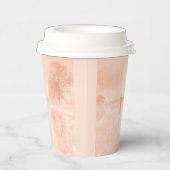 Lovers op een bevroren vijver papieren bekers (Rechts)