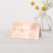 Lovers op een bevroren vijver plaatskaartje (Achterkant)