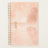 Lovers op een bevroren vijver planner (Voorkant)