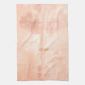 Lovers op een bevroren vijver theedoek (Verticaal)