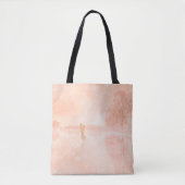 Lovers op een bevroren vijver tote bag (Voorkant)