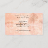 Lovers op een bevroren vijver visitekaartje (Achterkant)