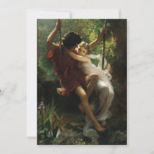 Lovers op een Swing. Lente van Pierre Auguste Cot (Voorkant)