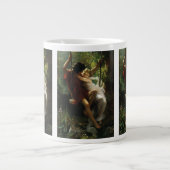 Lovers op een Swing. Lente van Pierre Auguste Cot Grote Koffiekop (Voorkant)