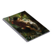 Lovers op een Swing. Lente van Pierre Auguste Cot Notitieboek (Rechterzijde)