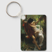 Lovers op een Swing. Lente van Pierre Auguste Cot Sleutelhanger (Voorkant)