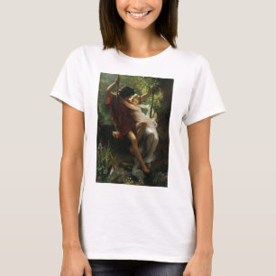 Lovers op een Swing. Lente van Pierre Auguste Cot T-shirt