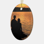 Lovers op het Sunset Lake Ornament (Links)