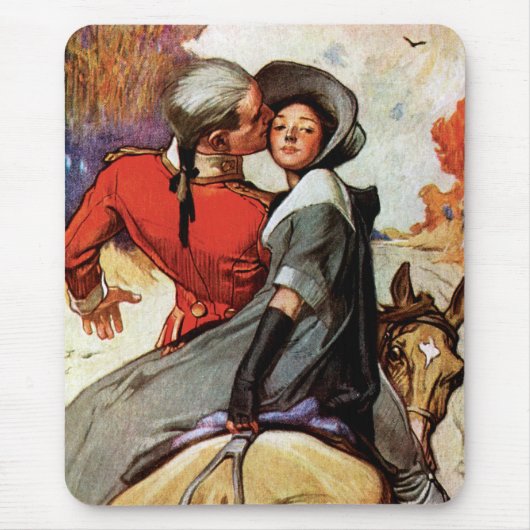 Lovers op Horseback Muismat (Voorkant)