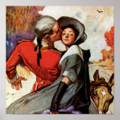 Lovers op Horseback Poster (Voorkant)