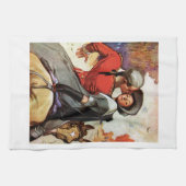 Lovers op Horseback Theedoek (Horizontaal)