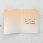 Lovers op Sunset Lake Birthday Kaart (Binnen)