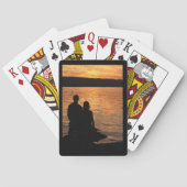 Lovers op Sunset Lake Plays Speelkaarten (Achterkant)