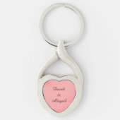 Lovers Pink Parchment Sleutelhanger (Voorkant)