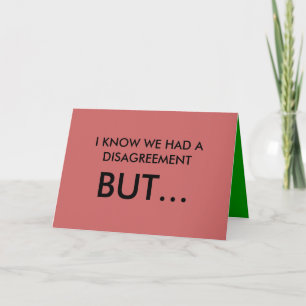 Lovers Quarrel Greetings Card Kaart