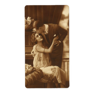 Lovers, Romance van liefde Romantische muziek Etiket