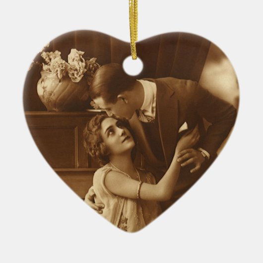  Lovers, Romance van liefde Romantische muziek Keramisch Ornament (Voorkant)
