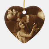  Lovers, Romance van liefde Romantische muziek Keramisch Ornament (Achterkant)