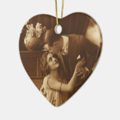  Lovers, Romance van liefde Romantische muziek Keramisch Ornament (Links)