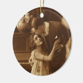  Lovers, Romance van liefde Romantische muziek Keramisch Ornament (Links)