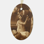  Lovers, Romance van liefde Romantische muziek Keramisch Ornament (Links)