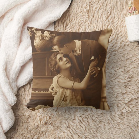 Lovers, Romance van liefde Romantische muziek Kussen (Deken)