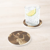  Lovers, Romance van liefde Romantische muziek Zandsteen Onderzetter (Zijkant)