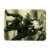 Lovers Secrets Sexy Pin-up Couple Love Magneet (Horizontaal)
