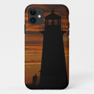 Lover's Silhouette, Peggy's Cove, Nova Scotia iPho Case-Mate iPhone Case